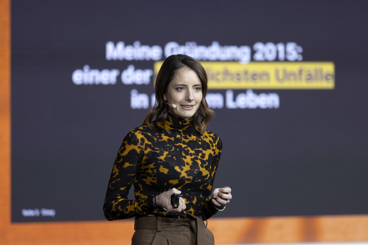 Janina Mütze bei der Better Future Conference von WELT am Sonntag